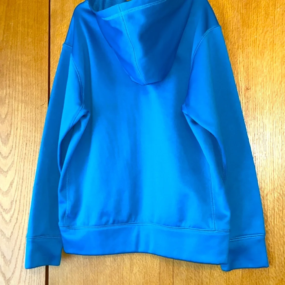 Nike therma fit Hoodie pullover sweatshirt boy size MED turquoise blue GUC